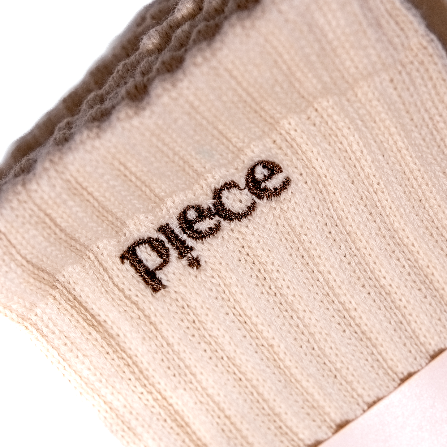 Piece Logo Sock 2-Pack (Creme)