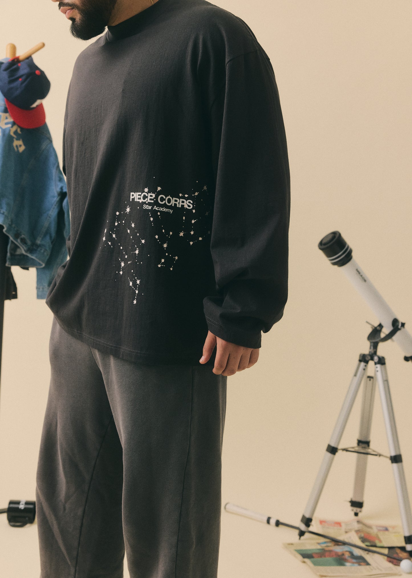Piece Corps Long Sleeve T-Shirt Pump Cover (Space Grey)
