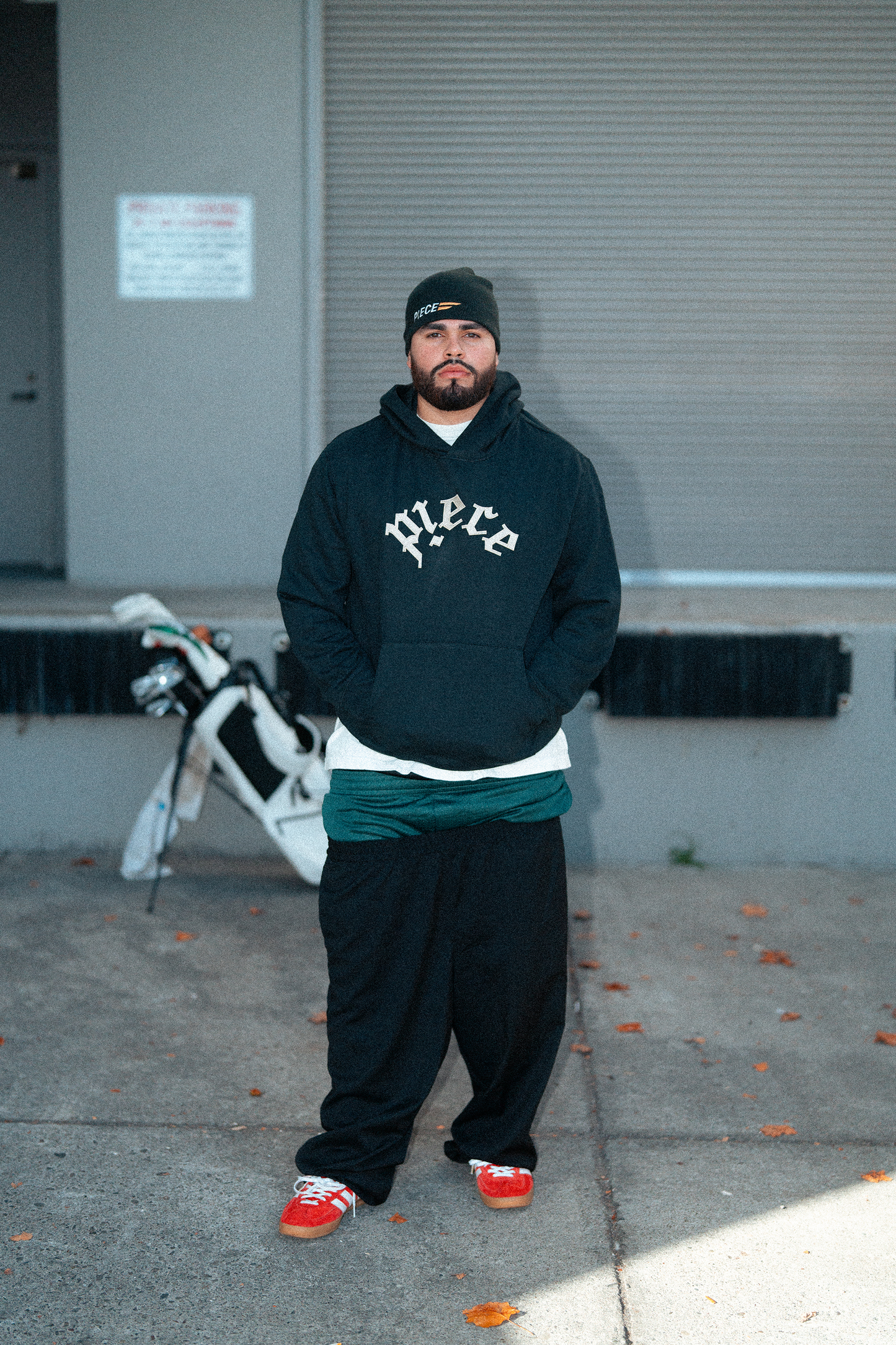 Arch Logo Hoodie Sweatshirt (Nero)