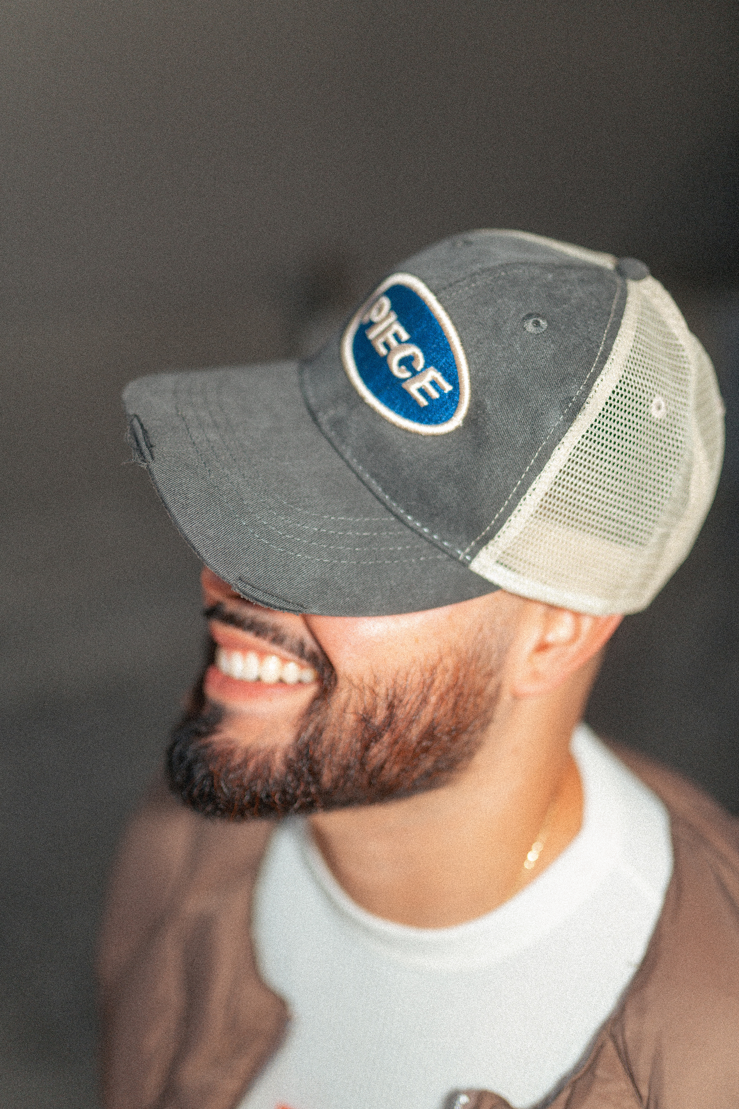 Oval Logo Trucker Hat (Mechanic Blue)