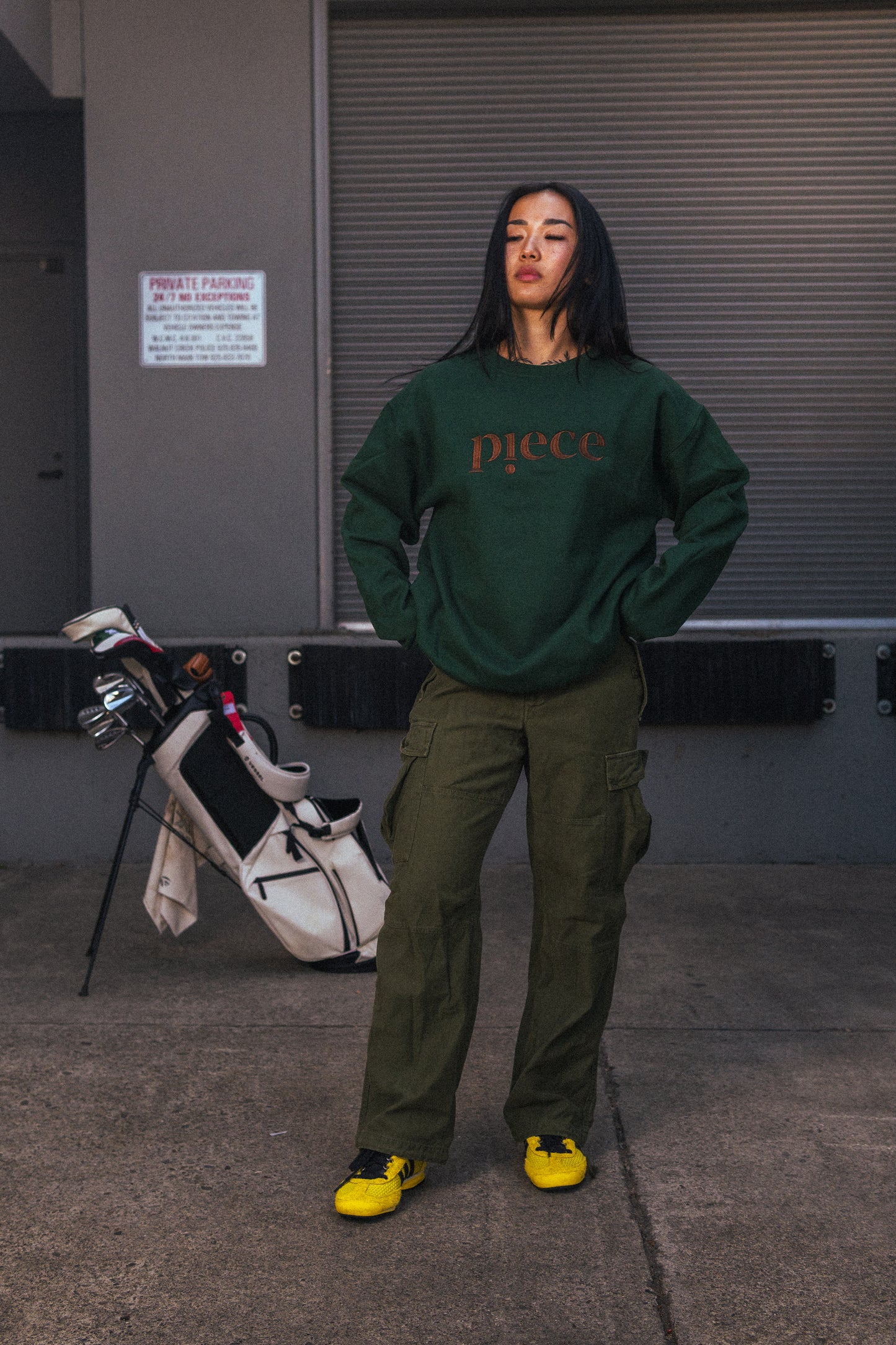 Piece Logo Crewneck Sweatshirt V2 (Adventure Green)