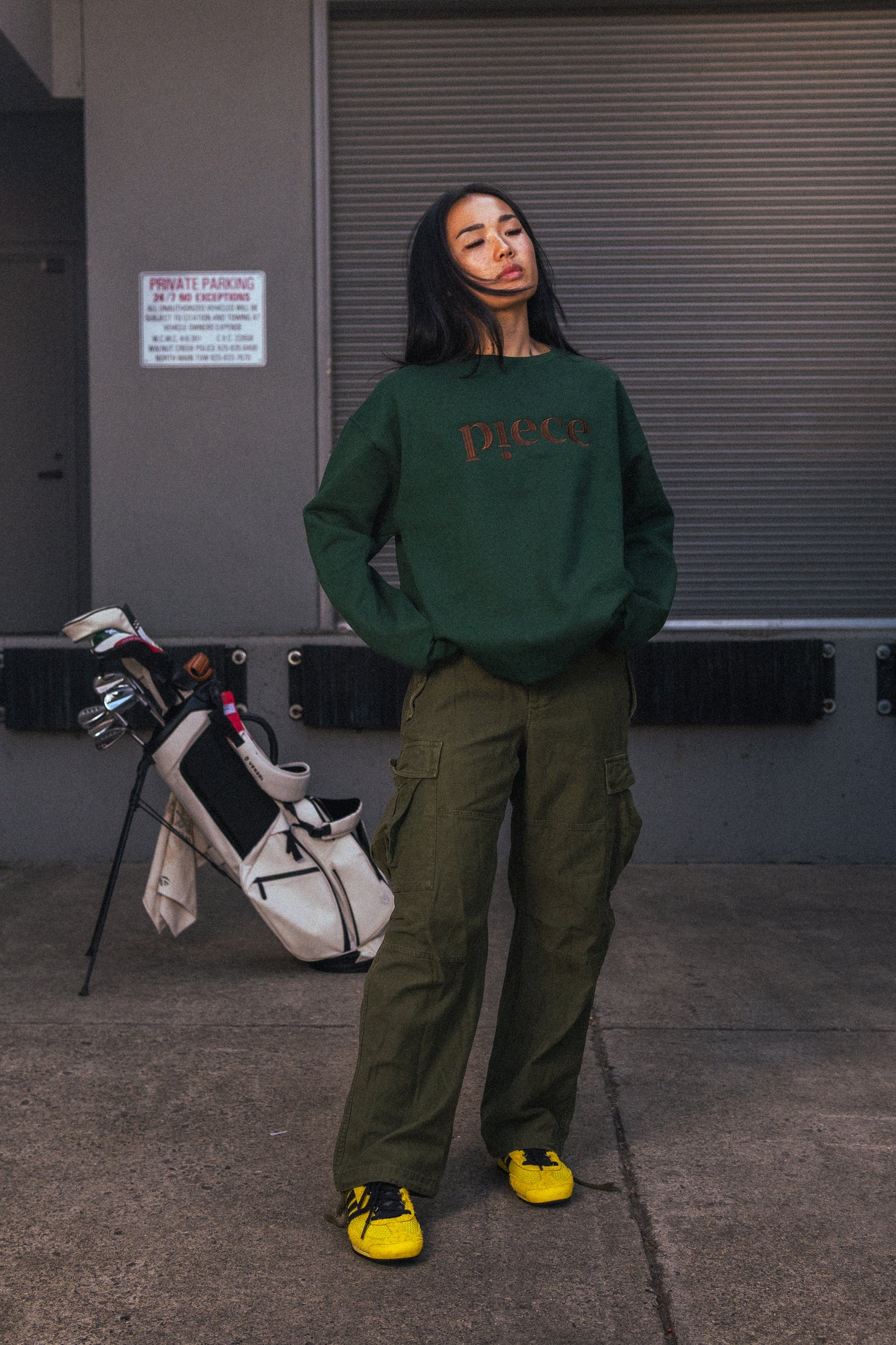 Piece Logo Crewneck Sweatshirt V2 (Adventure Green)