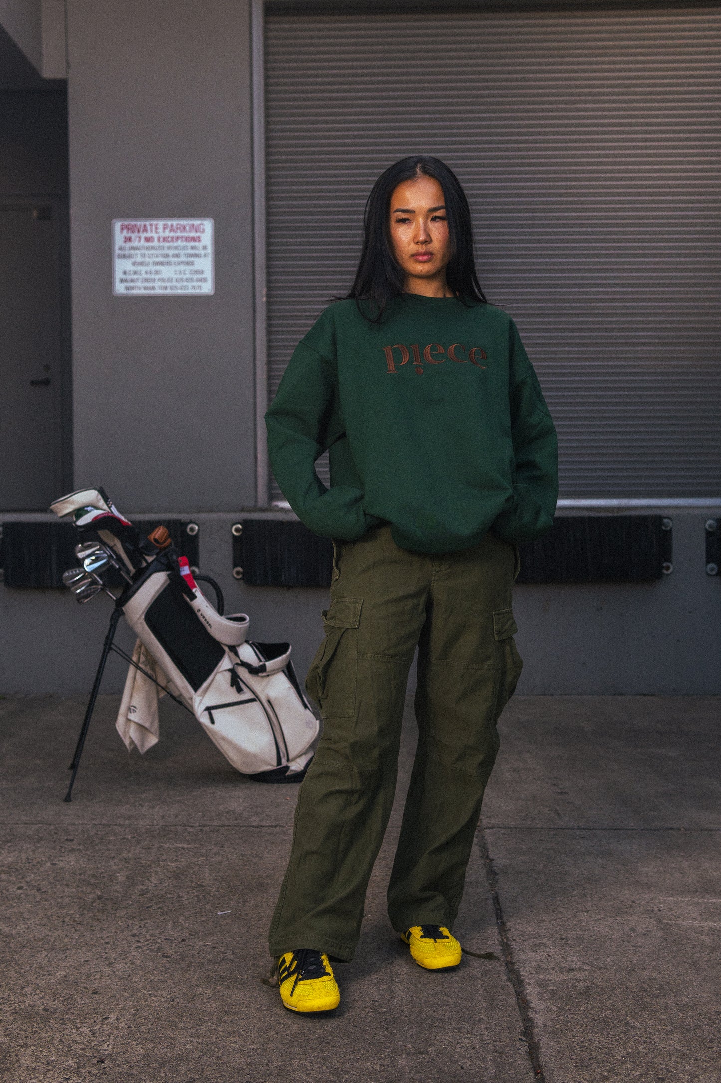 Piece Logo Crewneck Sweatshirt V2 (Adventure Green)