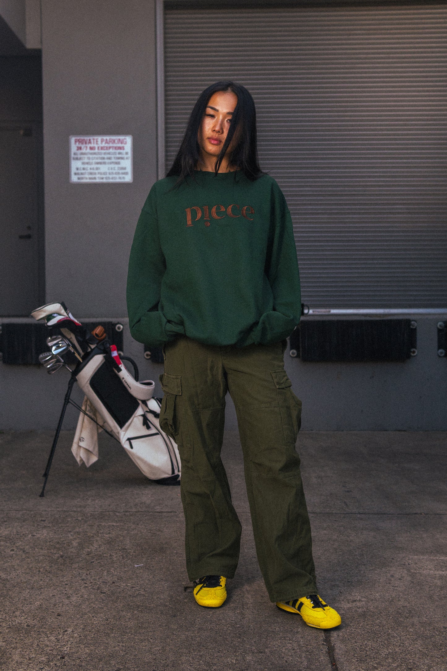 Piece Logo Crewneck Sweatshirt V2 (Adventure Green)