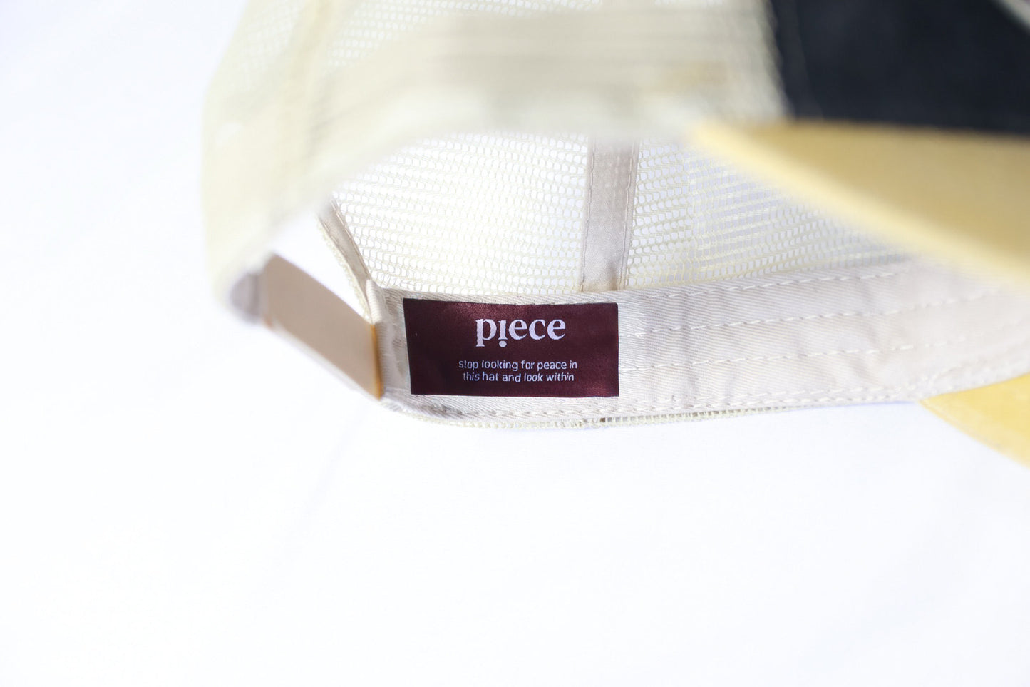 Oval Logo Trucker Hat (Custard)