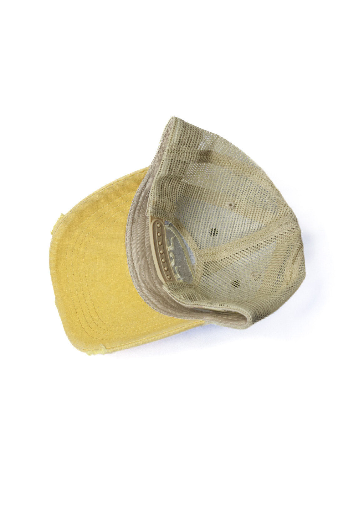 Oval Logo Trucker Hat (Custard)