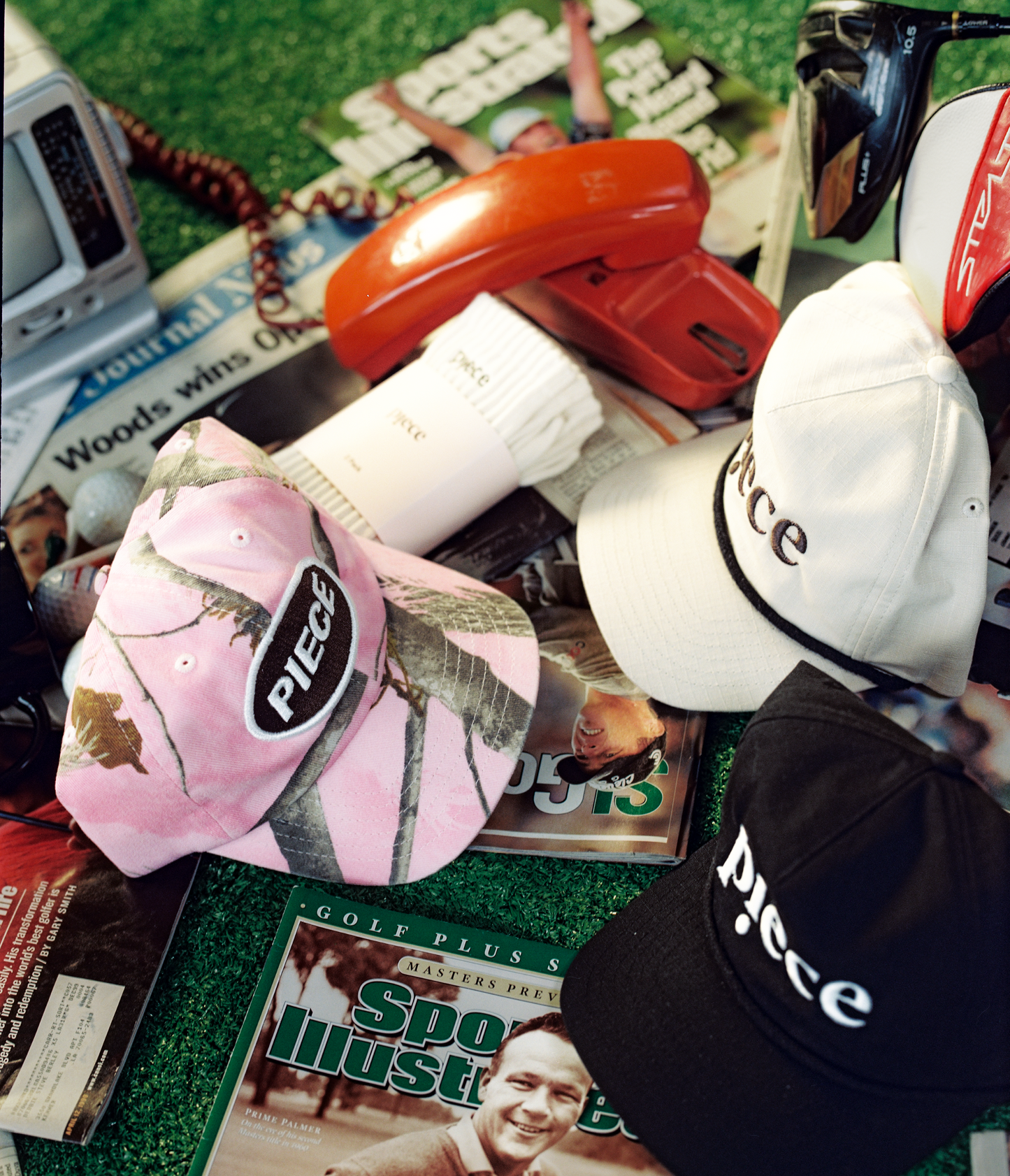 Oval Logo Camo Hat (Pink Pines)