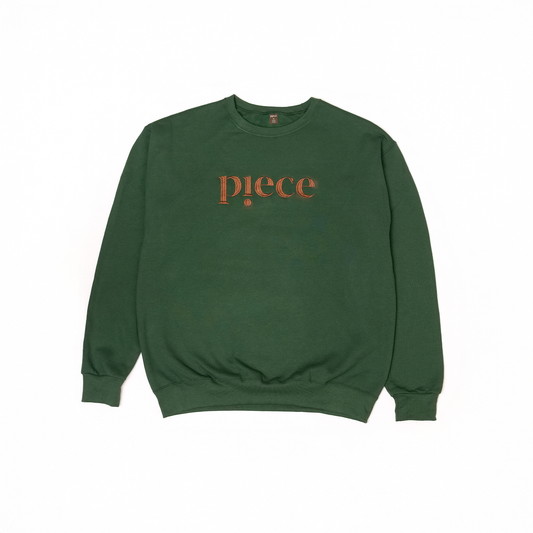 Piece Logo Crewneck Sweatshirt (Adventure Green)