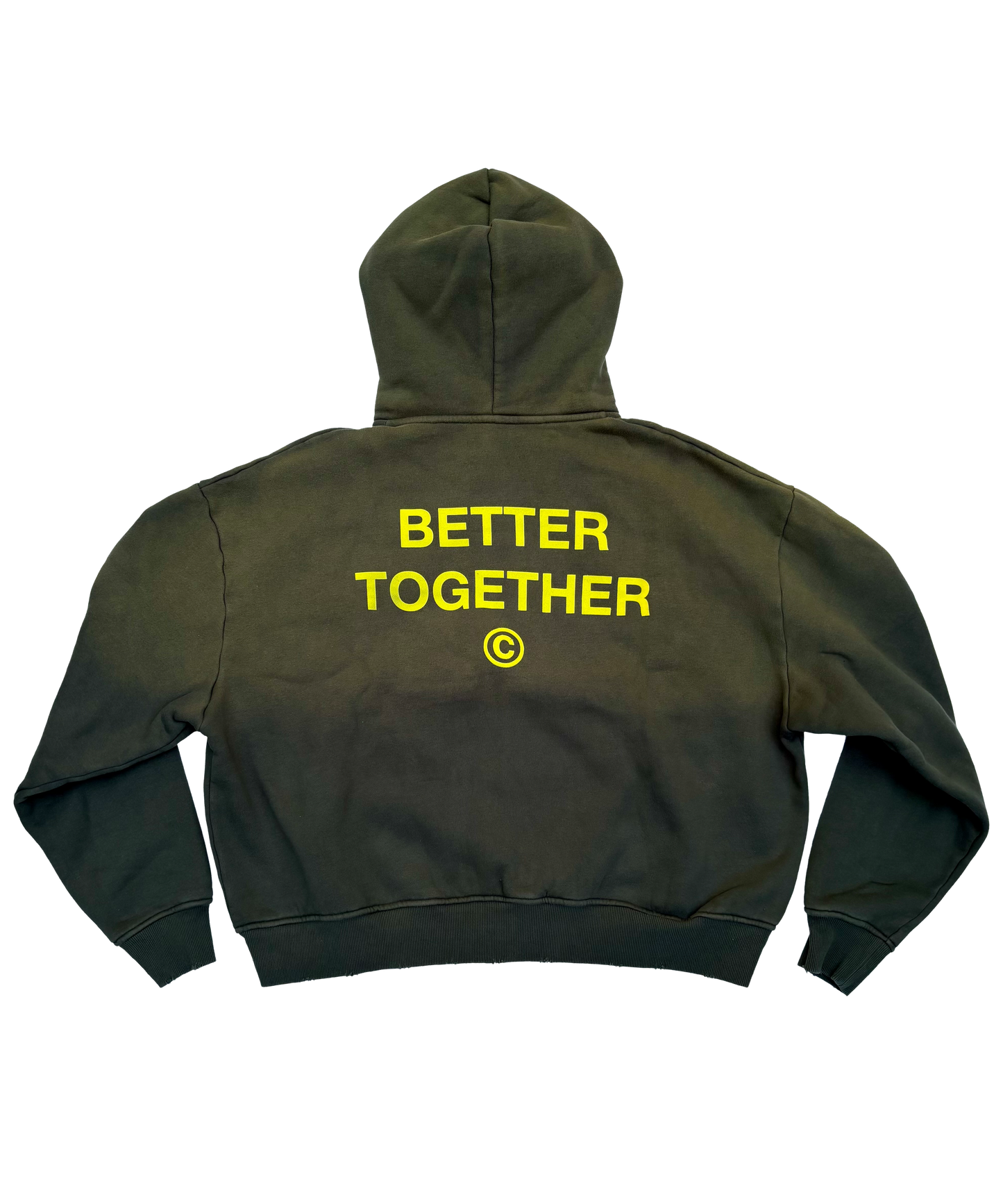 BETTER TOGETHER © Global Zip Up Hoodie (Calamansi)
