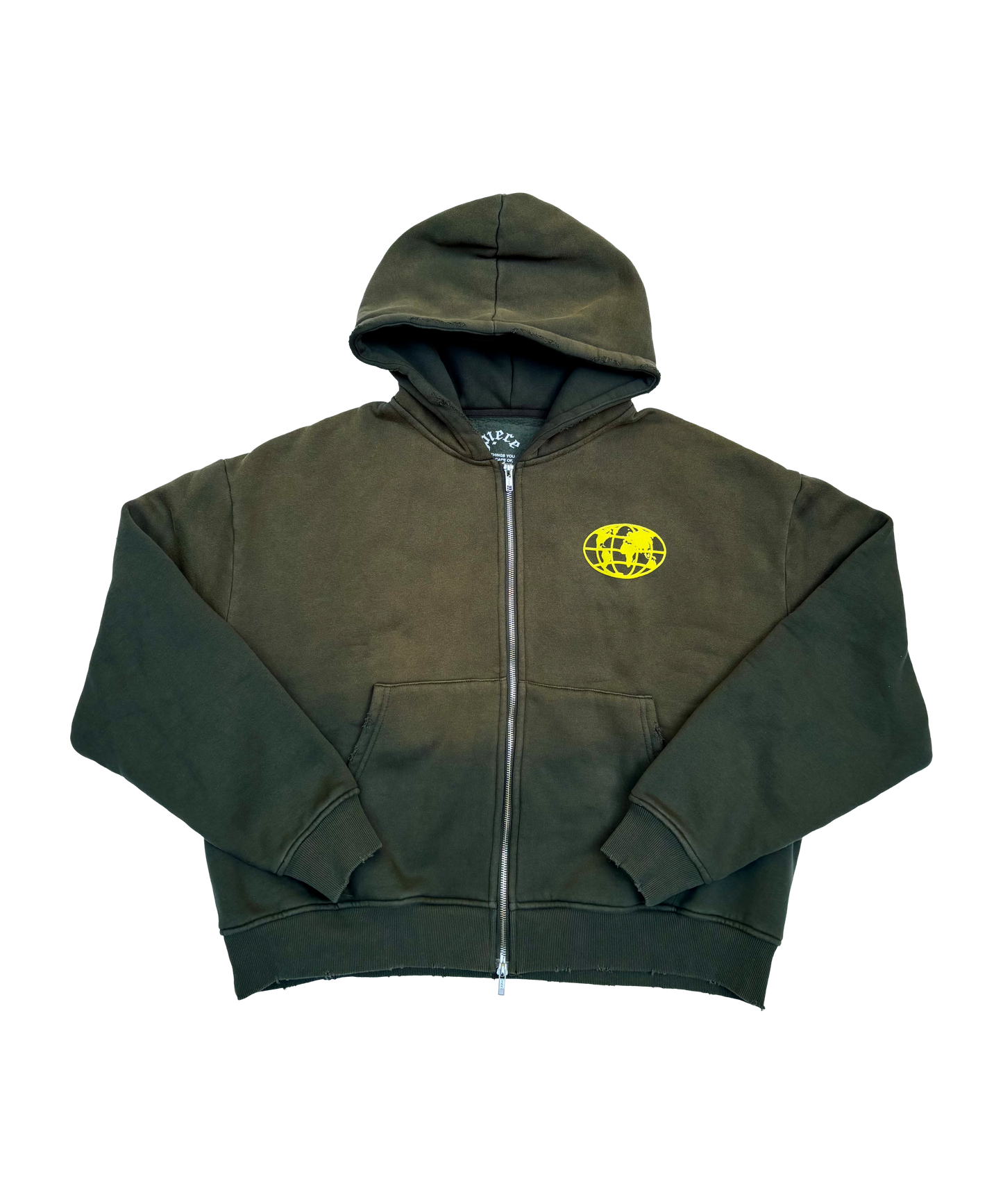 BETTER TOGETHER © Global Zip Up Hoodie (Calamansi)