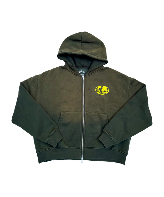 BETTER TOGETHER © Global Zip Up Hoodie (Calamansi)