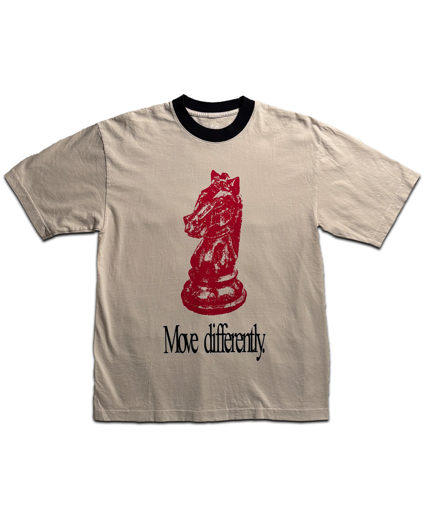 Move Differently Ringer T-Shirt (Creme)