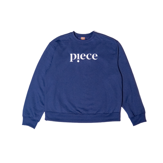 Piece Logo Crewneck Sweatshirt V2 (Ocean Navy)