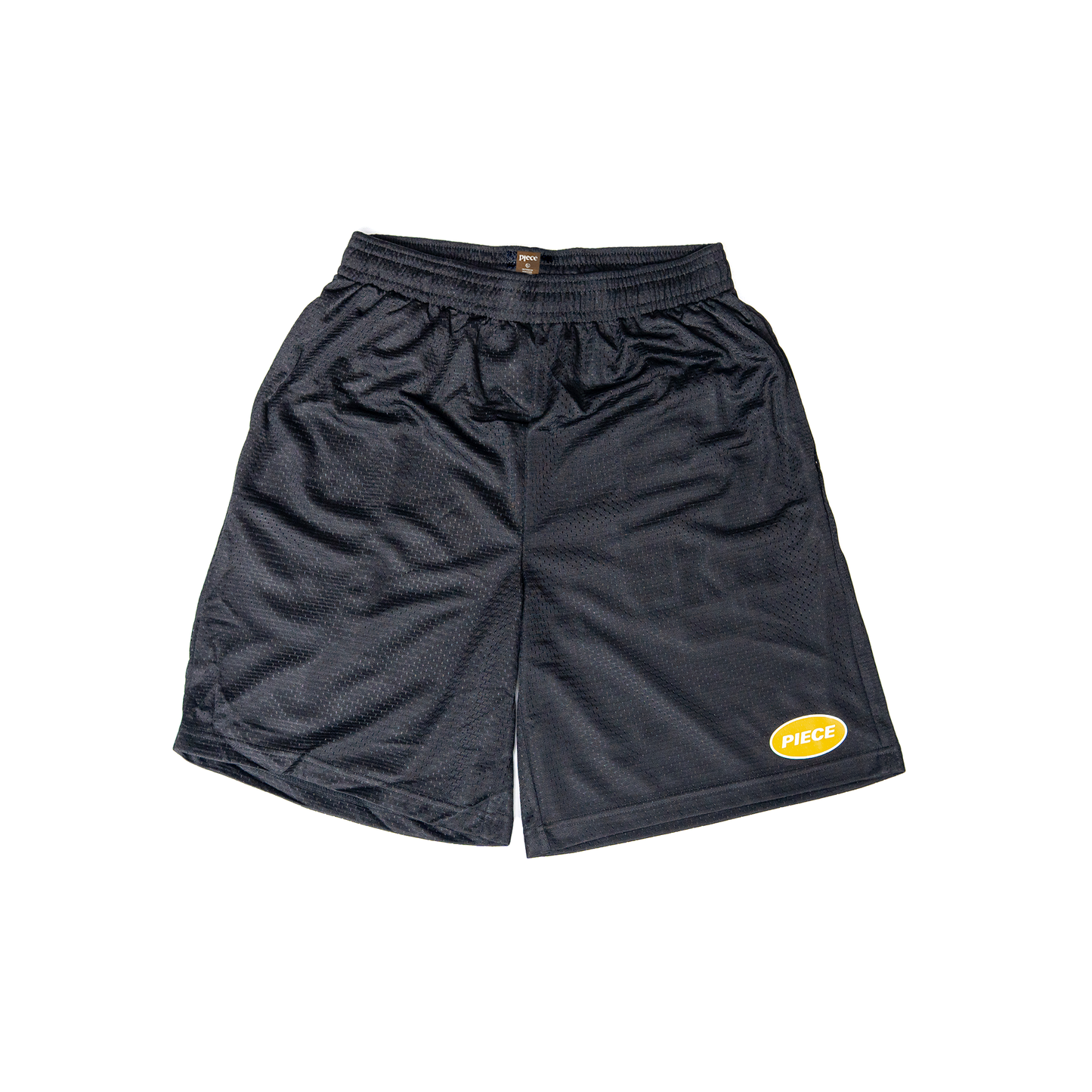 Oval Logo Mesh Shorts (Wasp Black)