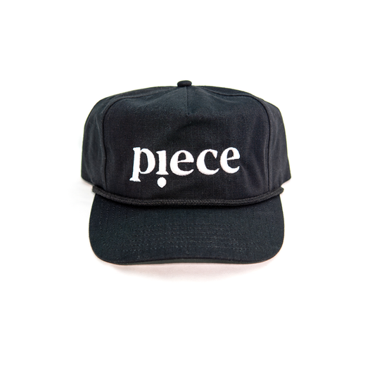 Piece Logo Rope Hat (Nero)