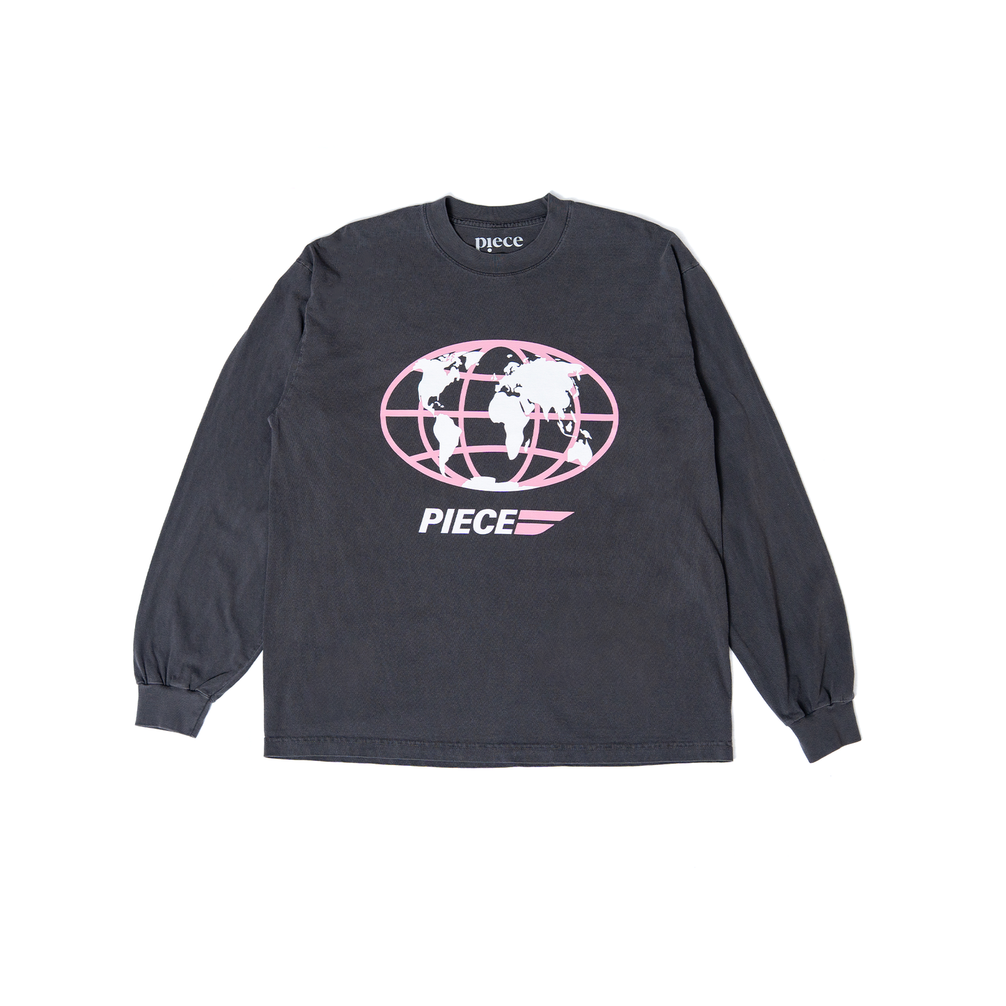 World Piece Long Sleeve T-Shirt (Smoked Salmon)