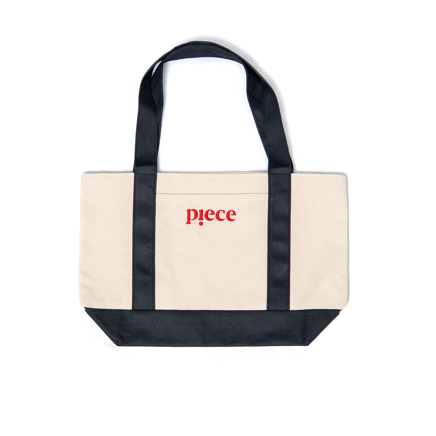 Piece Logo Tote Bag (Creme)